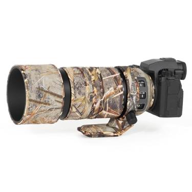 Imagem de CHASING BIRDS Revestimento impermeável de camuflagem de lente para LUMIX S 100-500 mm F5-7.1 OIS Capa protetora de lente à prova de chuva versão IV (camuflagem de palheta)