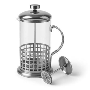 Imagem de Cafeteira Francesa 350ml Vidro Inox Prensa Manual Cremeira