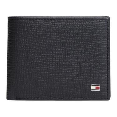 Imagem de Carteira Tommy Hilfiger Flag Mini Cc Cinza Escuro-Masculino