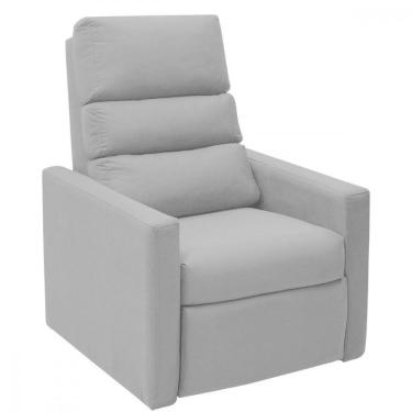 Imagem de Poltrona Do Papai Reclinável Ravena Corano - Star Confort Branco