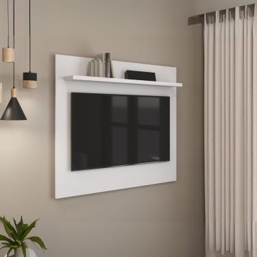 Imagem de Painel Suspenso Tv 32 Polegadas Sirius Prateleira Patrimar Branco