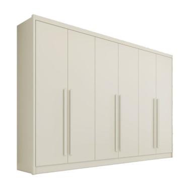Imagem de Guarda Roupa Valencia 6 Portas 6 Gavetas 100% Mdf Mademarcs Off White