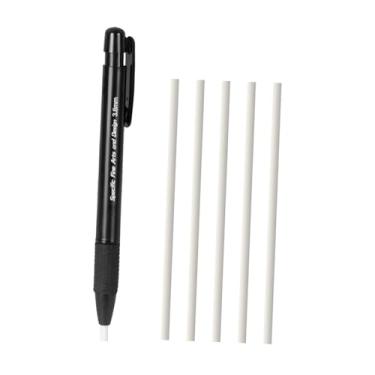 Imagem de harayaa Borracha em formato de caneta com ponta redonda, ideal para presentear professores. Borracha para quadro branco com 5 refis, perfeita para estudo