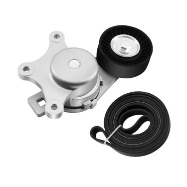 Imagem de GLOCRORET Kit de componentes de tensor de correia adequado para Ford Edge Explorer Fusion Taurus 2007-19, para Lincoln MKS MKT MKX MKZ, para Mazda CX-9, para Mercury Sable, motor V6, substituição