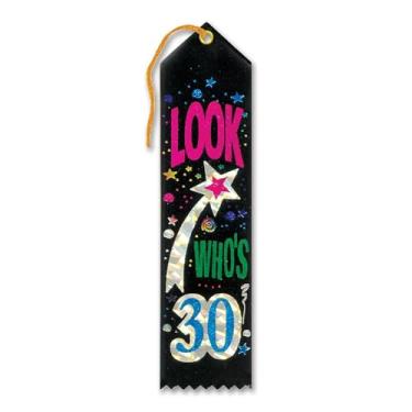Imagem de Look Who's 30 Award Ribbon (Pack of 6)