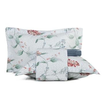 Imagem de Jogo De Cama 4 Peças Queen Altenburg Toque Acetinado Florescer