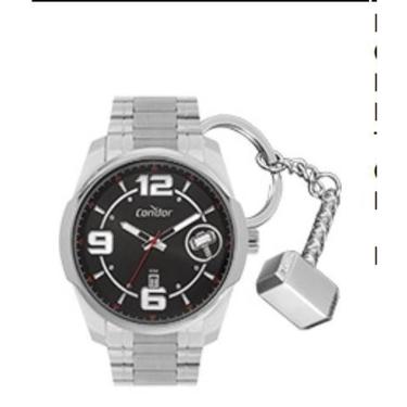 Imagem de Relógio Condor MasculinoPrateado Marvel Thor CO2115MVZ/K4P-Masculino