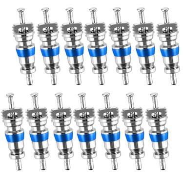 Imagem de Núcleo de válvula HVAC Schrader, núcleo de haste de válvula de alta pressão com vedação de teflon para refrigerante R410/R32/R22, substituição para sistemas de refrigeração e CA