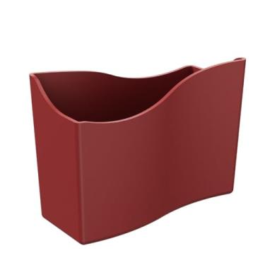 Imagem de Porta-guardanapo Cozy Pequeno, 13,7 x 6 x 10 cm, Vermelho Bold, Coza
