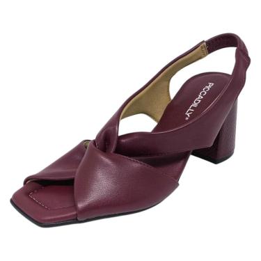 Imagem de Sandália Piccadilly Salto Bloco Transpassada 626010