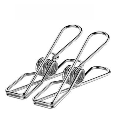 Imagem de Presilhas Prendedor de Roupa Inox (100)