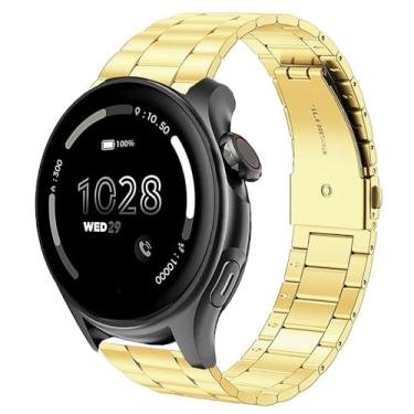 Imagem de Lamshaw Pulseira para relógio inteligente Cubitt Viva Pro, pulseira de substituição de aço inoxidável de liberação rápida compatível com o relógio inteligente Cubitt Viva Pro, Viva, Aura Pro, Aura