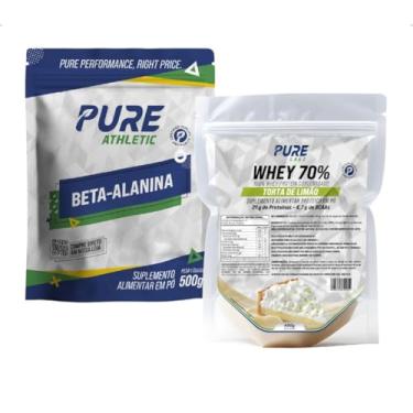 Imagem de Kit Beta Alanina 500g Pura + Whey Protein 450g Torta de Limão Pure Athletic