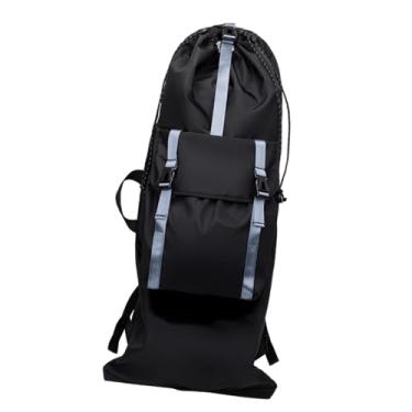 Imagem de UGPLM Mochila para Skate/Longboard com Alças Ajustáveis, Mochila Multifuncional para Viagem, Ideal para Homens e Mulheres, Azul