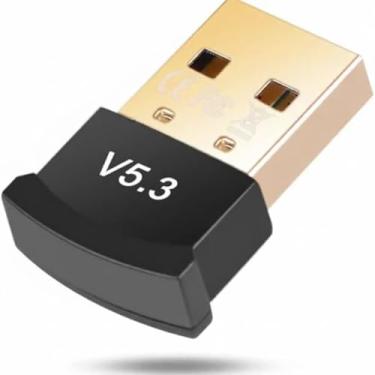 Imagem de Adaptador Bluetooth 5.3 USB para PC/Notebook - Receptor e Transmissor Sem Fio, Plug & Play, Baixa Latência e Longo Alcance