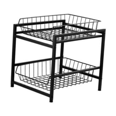 Imagem de Ｂｅｓｇａ Deslizante Gaveta de Armazenamento Slide para Fora Despensa Contador Organizador Sala Jantar Banheiro Sob Armário Organizador Prateleira