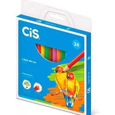 Imagem de Lápis De Cor Com 24 Cores Cis Plastic - 45.1300