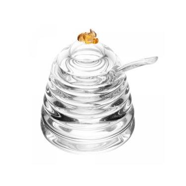 Imagem de Açucareiro de Cristal Ecológico Little Bee 9cm x 9cm x 9,5cm