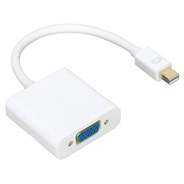Imagem de Naroote Mini Conversor Dp para Vga Adaptador Compacto Mini Displayport para Vga para Computadores Desktop Interface Dp Padrão Pvc Branco + Abs