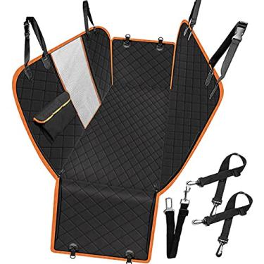 Imagem de Cobertor de Banco Traseiro para Cães Pets Protetor Anti-Risco Rede Anti-Deslizante Proteção Contra Sujeira Pelos Pet Assento Carros SUVs Caminhões