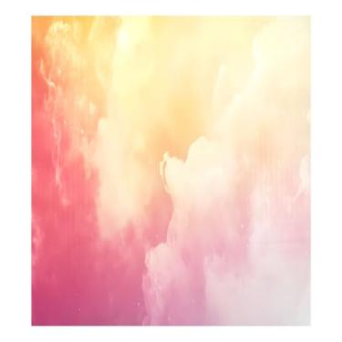 Imagem de Qilmy Linda capa de ímã de lava-louças de cor mista amarela 58 x 66 cm capas decorativas de geladeira para porta frontal adesivo magnético para máquina de lavar louça painel de geladeira decalque para