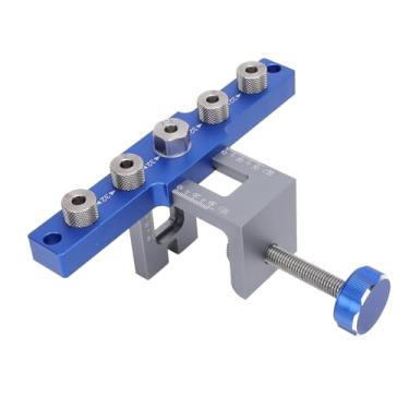 Imagem de Garosa Kit de Gabarito de Furo de Bolso, Kit de Broca de Gabarito de Liga de Alumínio 3 Em 1 Com Pino de Posicionamento para Marcenaria, Inclui 10 Mangas de Broca e 3 para Perfuração Precisa de Furos