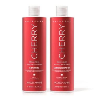 Imagem de Kit Shampoo Jacques Janine Haircare Cherry 450ml + Condicionador 440ml