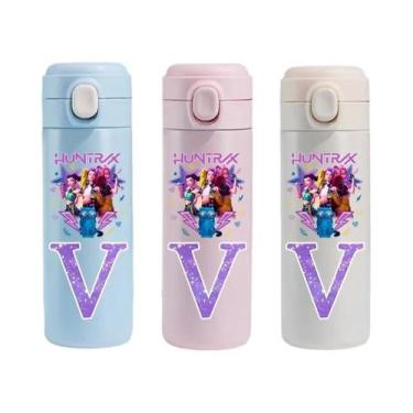 Imagem de Garrafa Térmica De Aço Inoxidável 420ML K-Pop Demon Hunters Para Menin