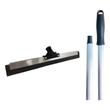 Imagem de Rodo de Silicone Para Limpeza de Piso Vidros Com e Molhados Uso Duplo Vassoura Mágica