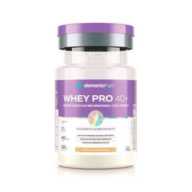 Imagem de Whey Protein Whey PRO 40+ - Elemento Puro, Baunilha Caramelizada, 900g
