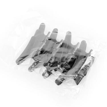 Imagem de Conjunto de grampos de cabelo borboleta antiderrapante para salão de beleza, ferramentas de plástico leve, 12 peças, preto