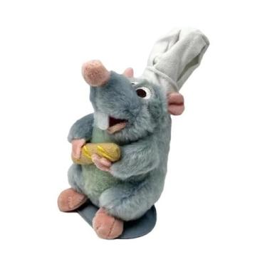 Imagem de Brinquedo De Pelúcia Magnético Remy Ma Da Disney Ratatouille Chef Remy