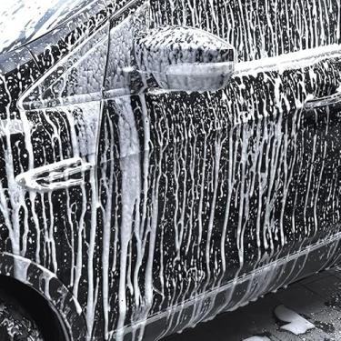 Imagem de Generic Pulverizador de Espuma para Lavagem de Carro, Pulverizador de Espuma Com Pressão Eficiente para Casa, Jardinagem, Capacidade de 2l, Hdpe (Preto e cinza)