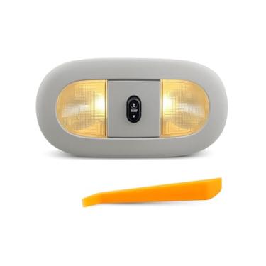 Imagem de Console frontal de LED com luz de mapa de cúpula e interruptor de teto solar adequado para Ford F250 F350 F450 F550 Super Duty 2008-2010 Luz de leitura de teto interior substitui 8C3Z-25519A70-AB