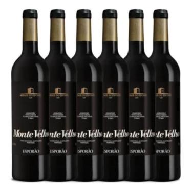 Imagem de Kit c/ 6 unidades do vinho Monte Velho Esporão tinto 750 ml