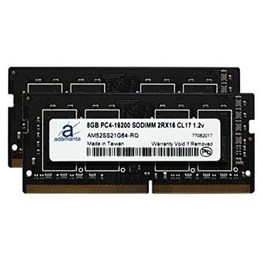 Imagem de Adamanta Atualização de memória de laptop de 16 GB (2 x 8 GB) para Dell Inspiron 15 5000 5577 Gaming Series DDR4 2400Mhz PC4-19200 SODIMM 2Rx16 CL17 1.2v RAM DRAM
