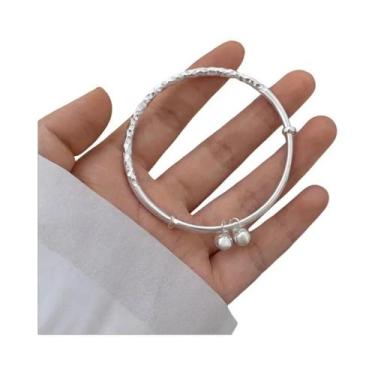 Imagem de Pulseira Geométrica De Estrela E Coração Em Prata Esterlina 925 Com Pé