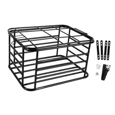 Imagem de Qraatosi Cesto Traseiro para Bicicleta, Bagageiro Portátil, Organizador para Diversos Itens, Cesto de Armazenamento para Acessórios de Ciclismo, Atividades Ao