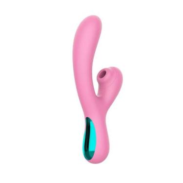 Imagem de Vibrador Ponto G com Estimulador Clitoriano - Oasis - INTT Toys