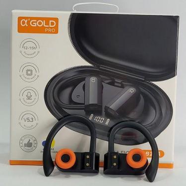 Imagem de Fone Bluetooth Esportivo Para celular Promoção Natal - Gold