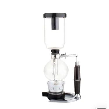 Imagem de Cafeteira a VáCuo com Pote de SifãO com ResistêNcia de Alta Temperatura, Cafeteira SifãO, MáQuina de Café de Gotejamento, Barista, Cafeteiras de Filtro para Café Coado, Base de AçO InoxidáVe