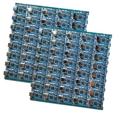 Imagem de ENHANA 2 peças TP4056 Tipo-C USB 1A 5V 18650 placa de carregamento de bateria de lítio com duas funções de proteção tipo-C USB C placa de carregamento de bateria de íon de lítio (100)