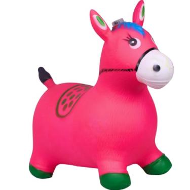 Imagem de Cavalinho Upa Upa Pocoto Brinquedo Pula Pula Rosa Grande - Castela