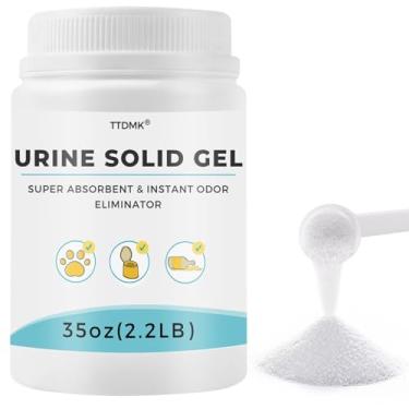 Imagem de Produtos químicos para vaso sanitário de acampamento de 1 kg com colher, gel para vaso sanitário portátil, absorvente de urina superabsorvente, gel ecológico poliacrilato de sódio, desodorizante para