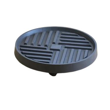 Imagem de Pires de plantas Suporte para vasos de flores com rodas, bandeja móvel multifuncional para plantas, suprimentos jardim(Gray)