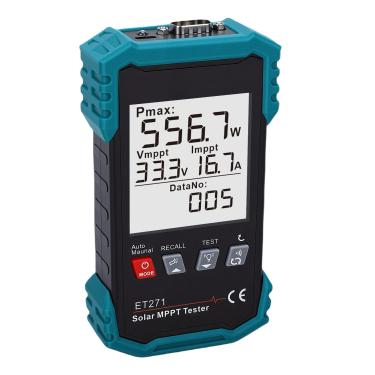 Imagem de Luocute Testador de Painel Solar de 2.000 W Multímetro Fotovoltaico Medidor MPPT Com Display LCD para Solução de Problemas de Tensão de Circuito Aberto Detecção de Falhas, Multímetro