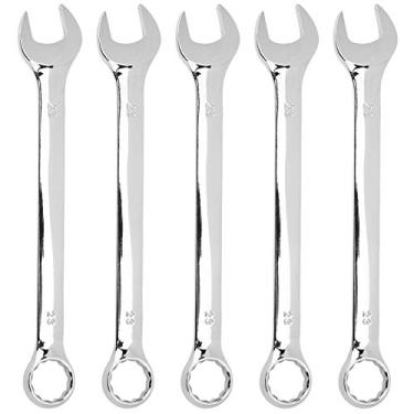 Imagem de Conjunto de chave combinada com catraca, ferramenta manual industrial de extremidade aberta, 5 peças de aço cromo vanádio 23 mm para mecânicos e entusiastas de DIY