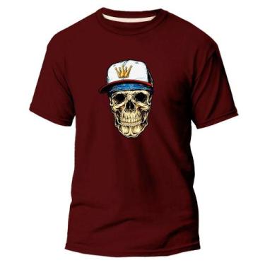 Imagem de Camiseta Básica Algodão Premium Estampa Digital Skull Raper - Pavesi, 