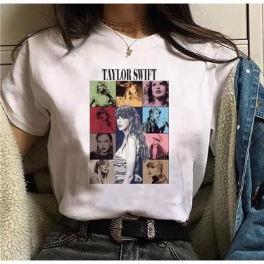 Imagem de Camiseta Taylor Swift Camisa Feminina Baby Look 100% Algodão - SEMPREN