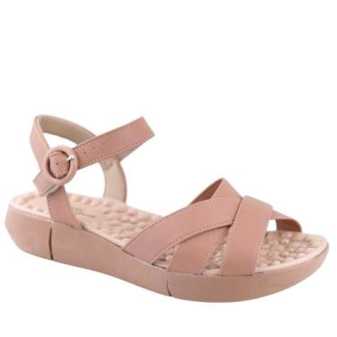 Imagem de Sandalia Ortopedica Modare Feminina Esporao Conforto 7142124, Nude, 38